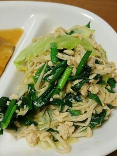 ダシダで挽き肉野菜炒め-レシピのメイン写真