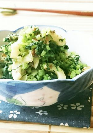 ご飯が進む♪大根の葉っぱの炒めもの-レシピのメイン写真