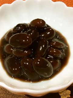 圧力鍋で、甘さ控えめな黒豆♡-レシピのメイン写真