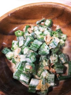 あと一品に☆オクラのマヨ鰹和え-レシピのメイン写真