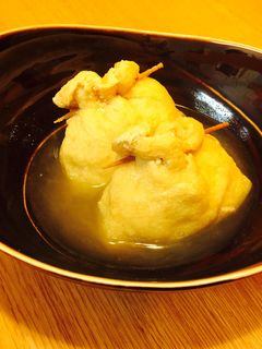 鶏挽肉の巾着煮-レシピのメイン写真