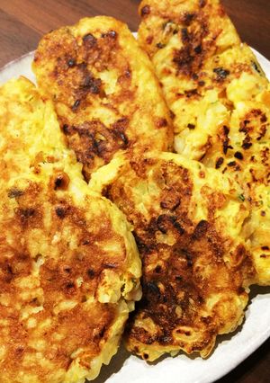 納豆卵かけゴハン焼き♡食べ掴み♡-レシピのメイン写真