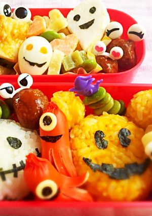 おばけいっぱいハロウィン弁当♬-レシピのメイン写真
