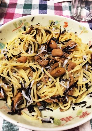 ひじきとシラスのパスタ-レシピのメイン写真