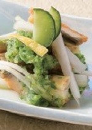 鰻とうどの太きゅうりおろし酢和え-レシピのメイン写真