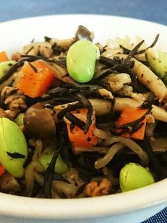 根菜とひじきの炒め煮-レシピのメイン写真