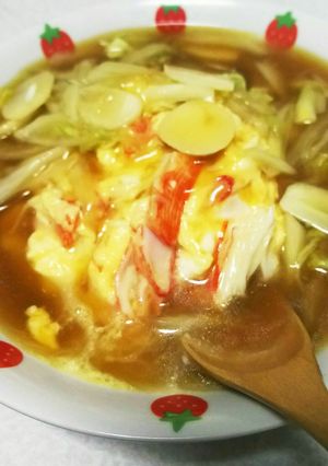 ふわふわ玉子の天津豆腐♪節約レシピ-レシピのメイン写真