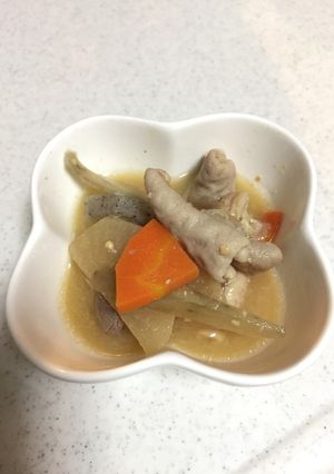 カット野菜で時短なもつ煮こみ♪-レシピのメイン写真