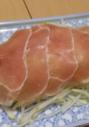あごだし風味の生ハム大根　-レシピのメイン写真