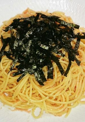 ☆超簡単☆タラコ(明太子)スパゲティ-レシピのメイン写真