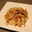 キノコとセロリの香り炒め
