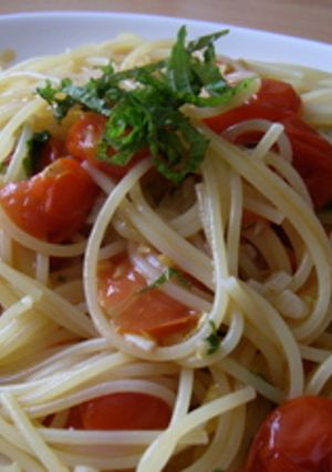 プチトマトのパスタ-レシピのメイン写真