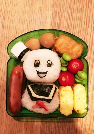 マシュマロマンのキャラ弁-レシピのメイン写真