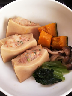 高野豆腐の肉詰め-レシピのメイン写真