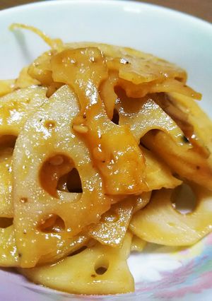 簡単！焼き肉のタレでれんこんのきんぴら-レシピのメイン写真