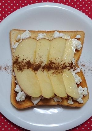 リンゴとカッテージチーズのデザートパン！-レシピのメイン写真