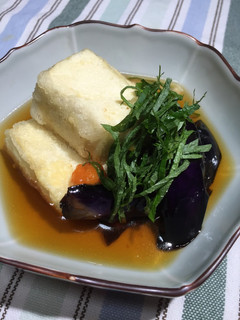 あごだしつゆを使って 揚げだし豆腐&茄子-レシピのメイン写真