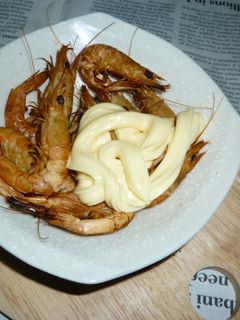 燻製ゆで海老のマヨネーズ味のタパス-レシピのメイン写真