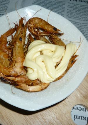 燻製ゆで海老のマヨネーズ味のタパス-レシピのメイン写真