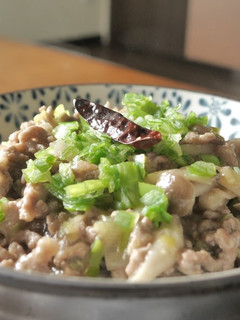 簡単!ひき肉ときのこの中華風あんかけ丼-レシピのメイン写真