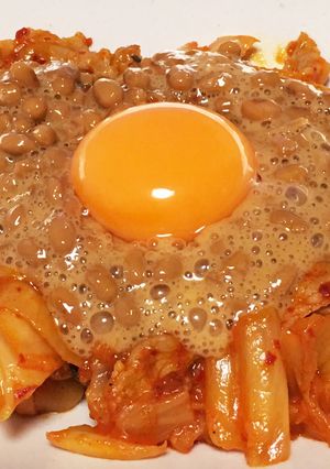 簡単!豚キム納豆-レシピのメイン写真