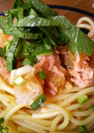 おろしツナのせ☆さっぱりパスタ-レシピのメイン写真