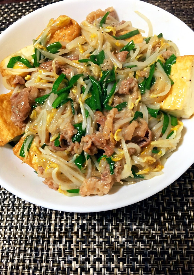 時短・もやしと厚揚げの中華炒め-レシピのメイン写真
