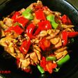【簡単】重慶辣子肉片【家常菜】肉唐辛子炒