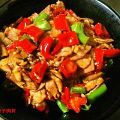 รูปของ 【簡単】重慶辣子肉片【家常菜】肉唐辛子炒