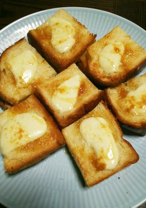 モッツァレラとバター醤油のトースト❤-レシピのメイン写真