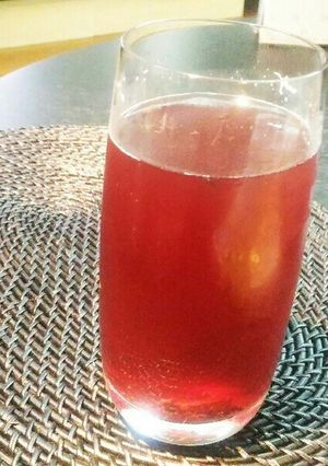 赤紫蘇ジュース　焼酎割にも♪-レシピのメイン写真