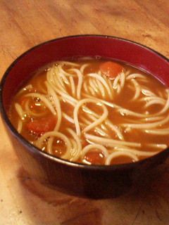 カレーうどん…パスタ∑(′ω`)!?-レシピのメイン写真