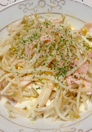 レンジで✨もやしのハムマヨ卵サラダ✨-レシピのメイン写真