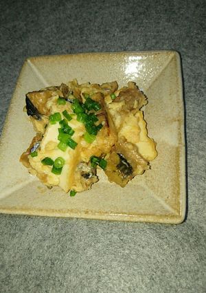 透析平気！厚揚げの卵とじ-レシピのメイン写真