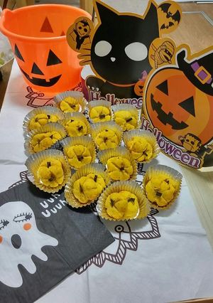 ♦ハロウイン☺かぼちゃポンデケージョ♦-レシピのメイン写真