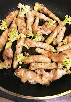 カリフローレの豚バラ巻き-レシピのメイン写真