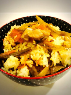 鶏ごぼうごはん-レシピのメイン写真
