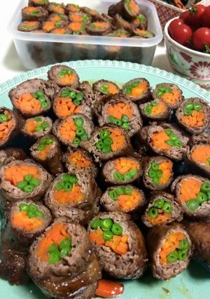 牛肉の野菜巻き-レシピのメイン写真