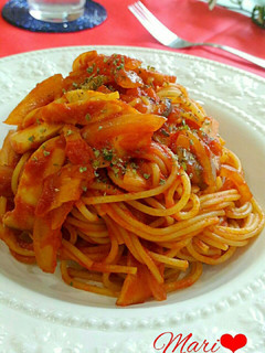 簡単美味☆エリンギ濃厚トマトソースパスタ-レシピのメイン写真