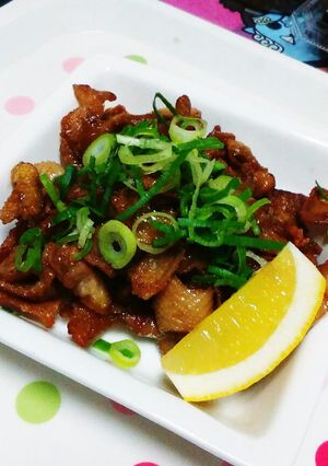 鶏皮のにんにく醤油炒め-レシピのメイン写真