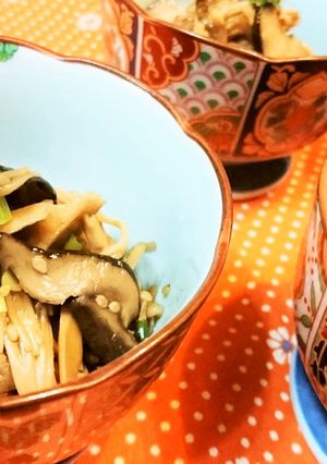 旬★秋★ヘルシー【モリモリきのこの金平】-レシピのメイン写真