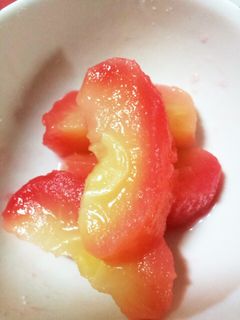 りんごのコンポート風-レシピのメイン写真