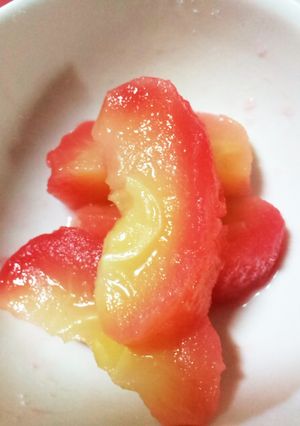 りんごのコンポート風-レシピのメイン写真