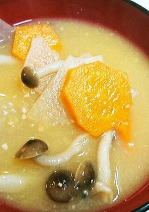 ほっこり☆甘酒入り味噌汁☆-レシピのメイン写真
