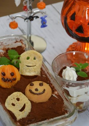 簡単☆ハロウィンにカステラ・ティラミス-レシピのメイン写真