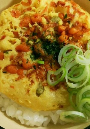 どん兵衛の天ぷらで丼「天ぷらそばセット」-レシピのメイン写真