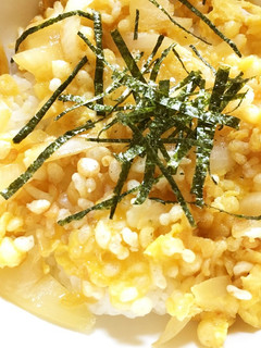 簡単!揚げ玉かけ飯-レシピのメイン写真