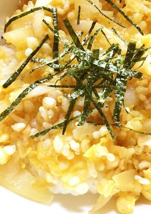 簡単！揚げ玉かけ飯-レシピのメイン写真