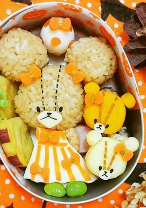キャラ弁☆ジャッキー&ルルロロのお弁当-レシピのメイン写真