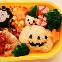 รูปของ ハロウィンおばけのお弁当